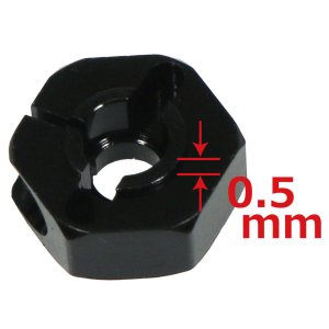 画像3: 【ネコポス対応】EAGLE(イーグル)/3905U2-50BK_GO_LBL/SPホイルアダプター(5mm幅)4個入り:イーグルTT02-RV2用