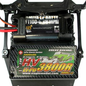 画像2: 【ネコポス対応】EAGLE(イーグル)/3906HV1-U2/Li-HVバッテリ-EA3800R/7.6V 100C+αハードケース仕様