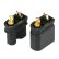 画像4: 【ネコポス対応】EAGLE(イーグル)/3927-30U2-BK/XT-30コネクター(オス1pcs.メス1pcs.)[BK] (4)
