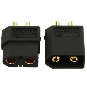 画像3: 【ネコポス対応】EAGLE(イーグル)/3927-60U-BK/XT-60コネクター(オス1pcs.メス1pcs.)ブラック