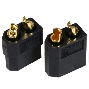 画像4: 【ネコポス対応】EAGLE(イーグル)/3927-60U-BK/XT-60コネクター(オス1pcs.メス1pcs.)ブラック