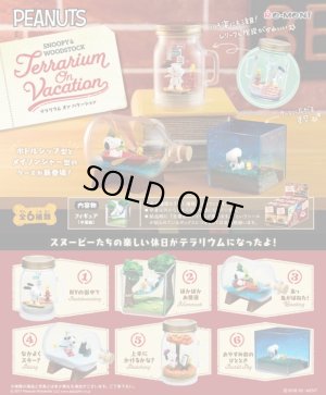 画像1: RE-MENT(リーメント)/4521121250571/【箱売り】SNOOPY&WOODSTOCK テラリウム OnVacation【1BOX=6個入】