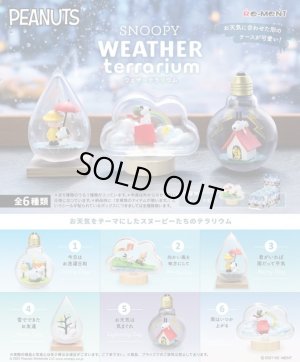 画像1: RE-MENT(リーメント)/4521121250915/【箱売り】スヌーピー WEATHER テラリウム【1BOX=6個入】