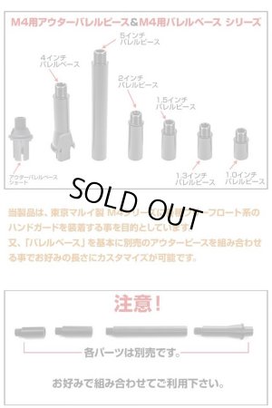 画像3: LayLax(ライラクス)/4571443141200/東京マルイ M4用アウターバレルピース(バレルピース5インチ)