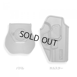 画像5: LayLax(ライラクス)/4571443167934/グロック対応 CQCホルスター(右用/ブラック)