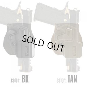 画像4: LayLax(ライラクス)/4571443167958/ハイキャパ対応 CQCホルスター (右用/ブラック)