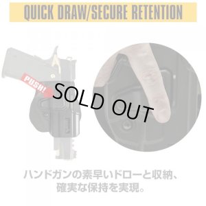 画像8: LayLax(ライラクス)/4571443167958/ハイキャパ対応 CQCホルスター (右用/ブラック)