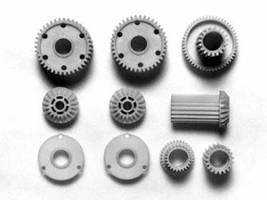 画像1: TAMIYA(タミヤ)/TL01D部品（ギア）