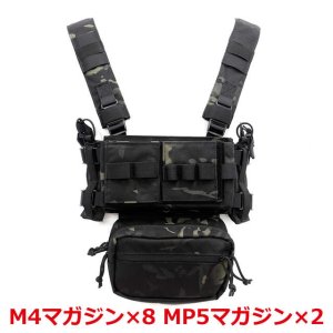 画像5: イーグルフォース(EAGLE FORCE)/5544V5U-BK_BKMC_DC_GRMC_GY_MC_OD/タクティカル・ベスト・タイプ6V5