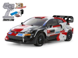 画像1: タミヤ(TAMIYA)/57938_K_M_S/XB トヨタ ガズー レーシング WRT/GR ヤリス ラリー1 ハイブリッド (TT-02)