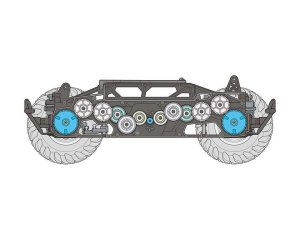 画像7: (4月23日発売予定/予約分)タミヤ(TAMIYA)/58756/GF-02 クワークホッパー(未塗装/未組立)