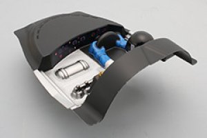 画像2: ABC HOBBY(ABCホビー)/62820/Cカー コックピット(ポルシェ956用)(未塗装/未組立)