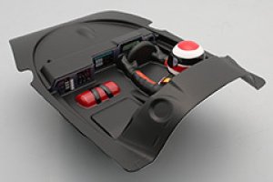 画像2: ABC HOBBY(ABCホビー)/62821/Cカー コックピット(マツダ787用)(未塗装/未組立)