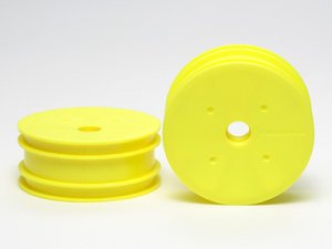 画像1: TAMIYA(タミヤ)/DN-01 フロント・ディッシュホイール(蛍光イエロー)