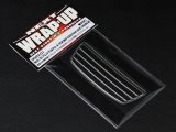 【ネコポス対応】ラップアップ(WRAP-UP)/REAL ３Dフロントグリルデカール【YOKOMO GOODYEAR ZERO CROWN用】