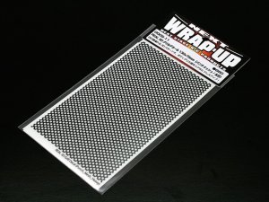 画像1: 【ネコポス対応】ラップアップ(WRAP-UP)/REAL 3D グリルデカール　130×75mm（パンチメッシュ/太目）