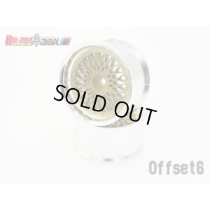 画像2: 【ネコポス対応】RC-ART/ART4704G__ART4710G/SSR Formula MESH 19 ゴールド(リムメッキ)2個入