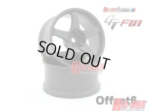 画像2: 【ネコポス対応】RC-ART/ART5004FB__ART5010FB/SSR GT GTF01 FLAT BLACK(2個入)