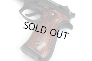 画像2: 【ネコポス対応】パンドラアームズ/AWG-1415/ウッドグリップ U.S.M9/M9A1 (スムースロゴ/ブラウン)
