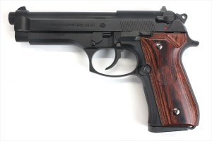 画像3: 【ネコポス対応】パンドラアームズ/AWG-1415/ウッドグリップ U.S.M9/M9A1 (スムースロゴ/ブラウン)