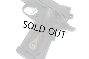 画像2: 【ネコポス対応】パンドラアームズ/AWG-1433/ウッドグリップ M45CQP/DOC (ダイヤチェッカー/ダークブラウン)
