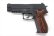 画像4: パンドラアームズ/AWG-1446/ウッドグリップ SIG SAUER P226 RAIL (スムーズ/ブラウン) (4)