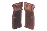 【ネコポス対応】パンドラアームズ/AWG-1449/ウッドグリップ KSC製 Cz75 (チェッカー/ブラウン)
