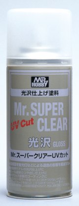 クレオス/B522/Mr.スーパークリアーUVカット(溶剤系スプレー) 光沢