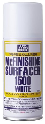 クレオス/B529/Mr.フィニッシングサーフェイサー 1500 ホワイト スプレータイプ