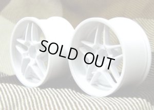 画像1: 【ネコポス対応】TOP LINE（トップライン）/BRW-090WH/BLITZ BRW03　ホイル幅27mm＆3mmハブ対応(オフセット9/ホワイト)