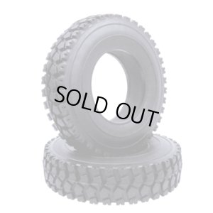 画像1: イーグル(EAGLE)/BT-T06F2/オールトレイン2 タイヤセット(2):タミヤ1/14トレーラートラック用