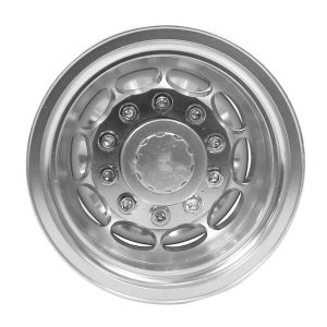 画像2: EAGLE(イーグル)/BT-W04R-U_BT-W04R-U-BK/リヤ アルミホイル・セットD オーバル(2個入):タミヤ1/14トレーラートラック