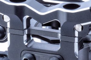 画像2: 【ネコポス対応】Reve D（レーヴ・ディー）/D1-M3-172/MC-III用 アルミ製 Fショックタワースペーサー(2mm厚)