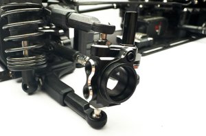 画像2: 【ネコポス対応】Reve D（レーヴ・ディー）/D1-MK-B2/RDX用 アルミ製 マルチセレクト フロントナックル (2.0mmオフセット、ベース部品)