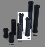 【ネコポス対応】R31HOUSE(R31ハウス)/DR-ES22BK/アルミ エクステンションスペーサー ブラック 22mm(2個入)