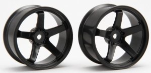 画像1: 【ネコポス対応】R31HOUSE(R31ハウス)/DR-SW05FHB_DR-SW07FHB/シバホイールF23 ハイトラクションモデル(ブラック) 2本入