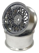 【ネコポス対応】ミクニ(MIKUNI)/DW-1023CS_DW-1026CS/メッシュホイル クロームシルバー 2個入