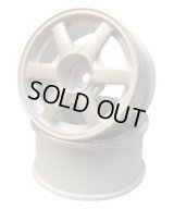 【ネコポス対応】ミクニファクトリー(MIKUNI FACTORY)/DW-725PW/AVS VS6 ホイール (オフセット5/パールホワイト)2個入