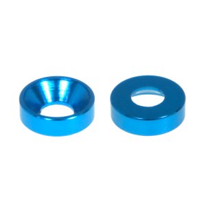 画像2: 【ネコポス対応】EAGLE(イーグル)/DW3U-BK_BL_LBL_PU_RE/M3 アルミ皿ワッシャー(10個入り)