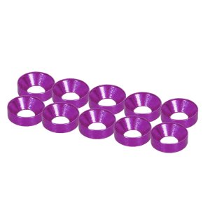 画像6: 【ネコポス対応】EAGLE(イーグル)/DW4U-BK_BL_LBL_PU_RE/M4 アルミ皿ワッシャー(10個入り)