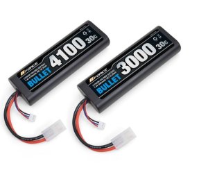 画像1: G-FORCE(ジーフォース)/GFG007/BULLET LiPo 7.4V 3000mAh バッテリー(バレットリポ)ストレートパック