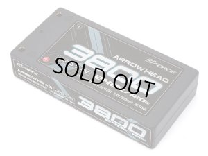 画像1: G-FORCE(ジーフォース)/GFG016/Arrow Head Lipo 7.4V 3800mAh 120C/240C 1セルサイズ