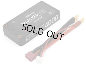 画像1: (2月1日発売予定/予約分)G-FORCE(ジーフォース)/GFG019/マッチドPRO 7.4V 4000mAh リポバッテリー