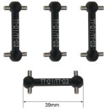 【ネコポス対応】OPTION No.1(オプションNo.1)/HT-002/アルミドッグボーン39mm/TT-01 TT-02 TT-02D