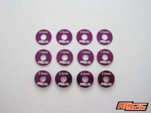 画像6: 【ネコポス対応】KN企画/KN-HS05BK-A__KN-HS05SV-A/アルミホイールスペーサーType-2セット 0.5/1.0/2.0mm厚