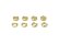 画像1: 【ネコポス対応】KN企画/KN-HTBSS16/YD-2シリーズ用アッパーアームHTブラススペーサーセット (1)