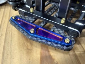 画像6: 【ネコポス対応】KN企画/KN-RDX05/【RC926】64チタン【焼き色付き】フロントバンパープレート RD/SD等用