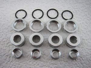 画像8: 【ネコポス対応】KN企画/KN-TO02BK-A__KN-TO02SV-A/TRFダンパー用 カラーチェンジキット