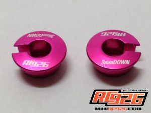 画像5: 【ネコポス対応】KN企画/KN-TO11BK-A__KN-TO11SV-A/TRFダンパー用アルミスプリングカップ 3mmダウン(2個入)