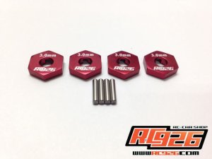 画像7: 【ネコポス対応】KN企画/KN-WH06BK-A__KN-WH06SV-A/アルミホイールハブ薄型(3mm厚) 4個入り